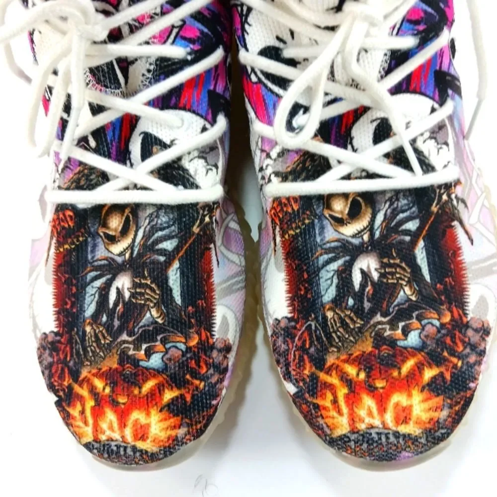 Custom Themed Sneakers Disney's The Nightmare Before Christmas Jack S. Mens 11.5